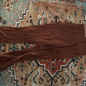 Athleta Brown Track Pants Soft Stretchy Joggers